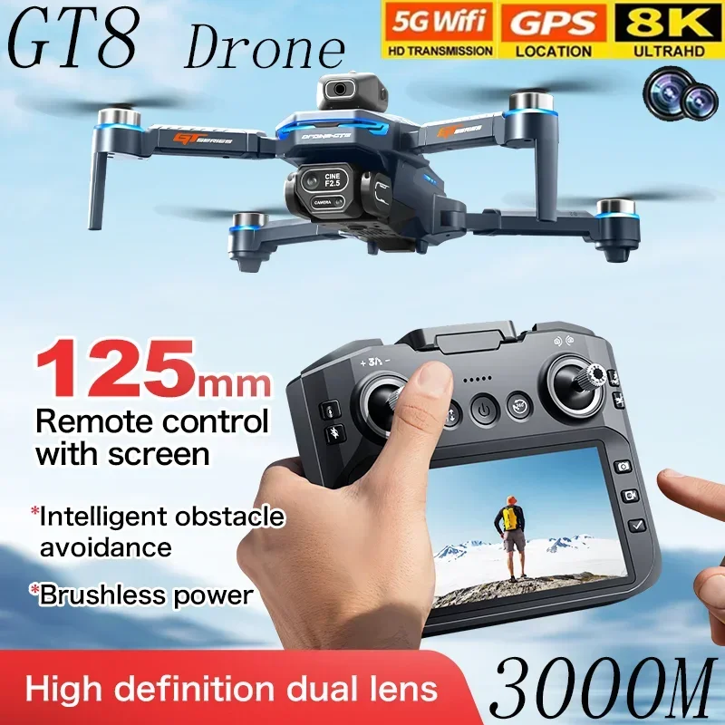 Drone Multispectral - GT8 Drone Obstacle Avoidance Belt 4.3-inch