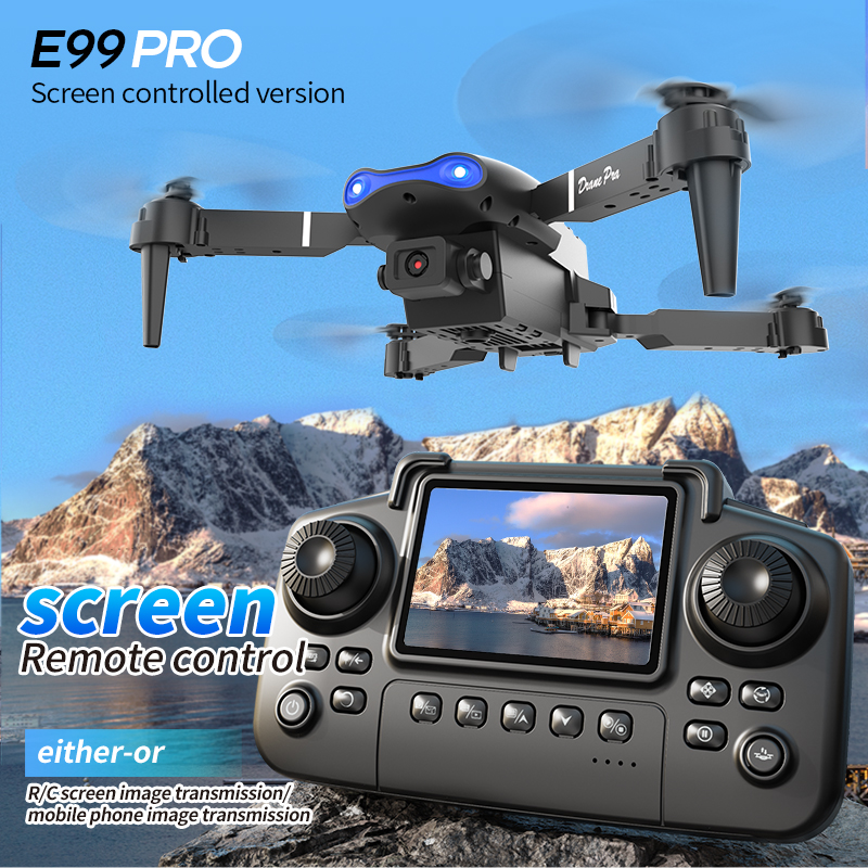 Drone Aerial Photography - E99 PRO Drone Screen Control Aerial