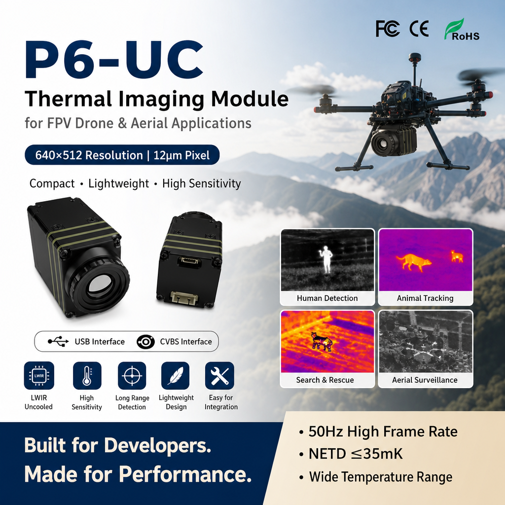 640x512 Thermal Imaging Core L - Drone Thermal Imaging incelemesi ve fiyatı