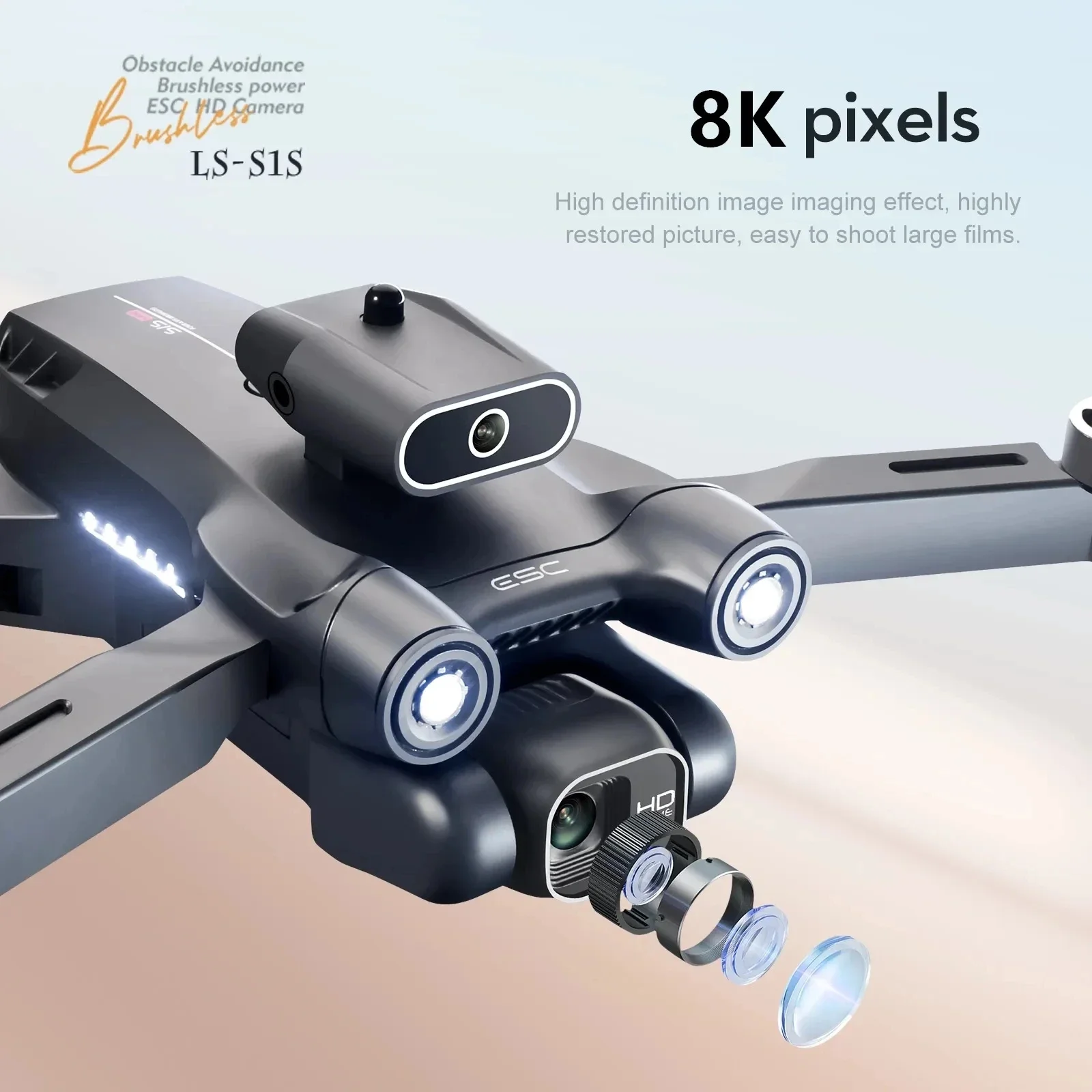 New S1S 5G GPS Drone Camera 8K - Drone Multispectral incelemesi ve fiyatı