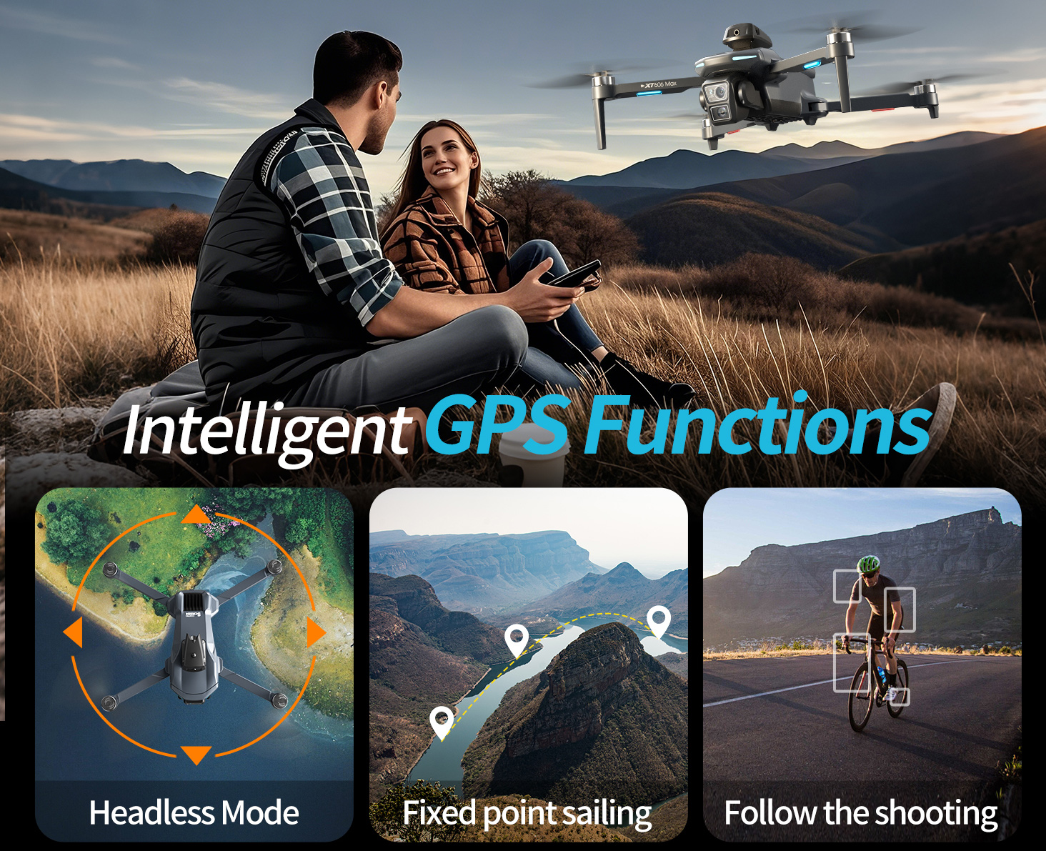 XT606 MAX 3 battery Drone 4k 8 - Drone Multispectral incelemesi ve fiyatı