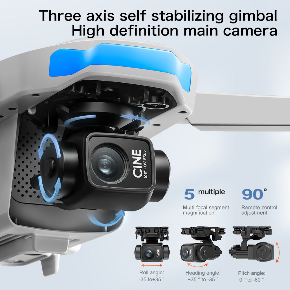 S-X1 MAX GPS Drone with 3-Axis - Drone Multispectral incelemesi ve fiyatı