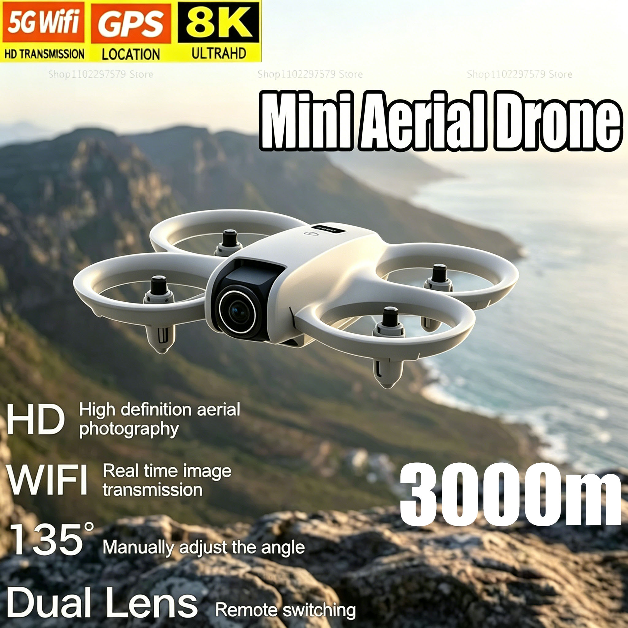 Mini Drone with 8K HD Camera F - Drone Video Production incelemesi ve fiyatı