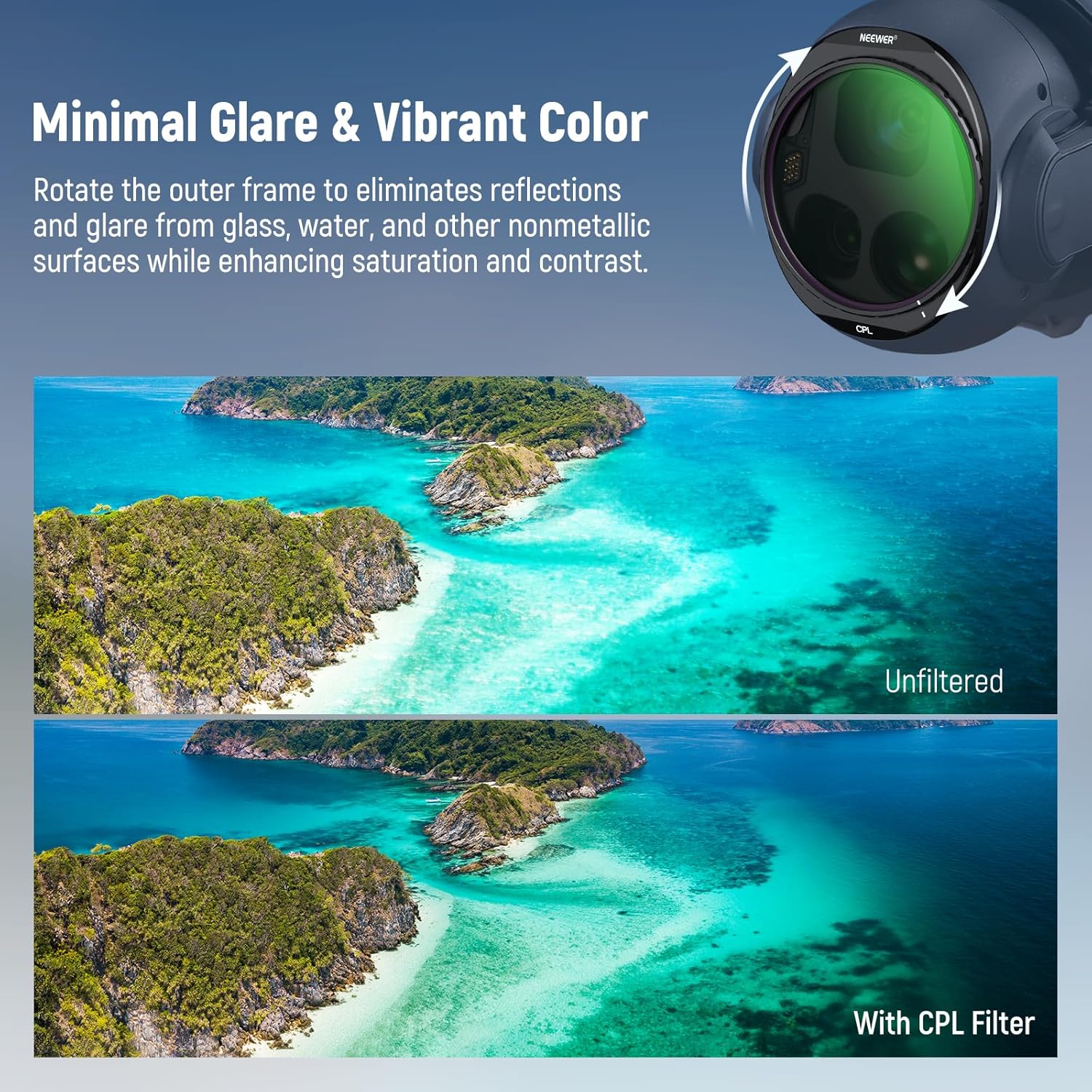 NEEWER CPL + ND Filter Set for - Drone Ndvi incelemesi ve fiyatı