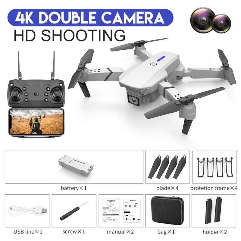 E88 ProIntelligent Folding Dro - Drone Aerial Photography incelemesi ve fiyatı