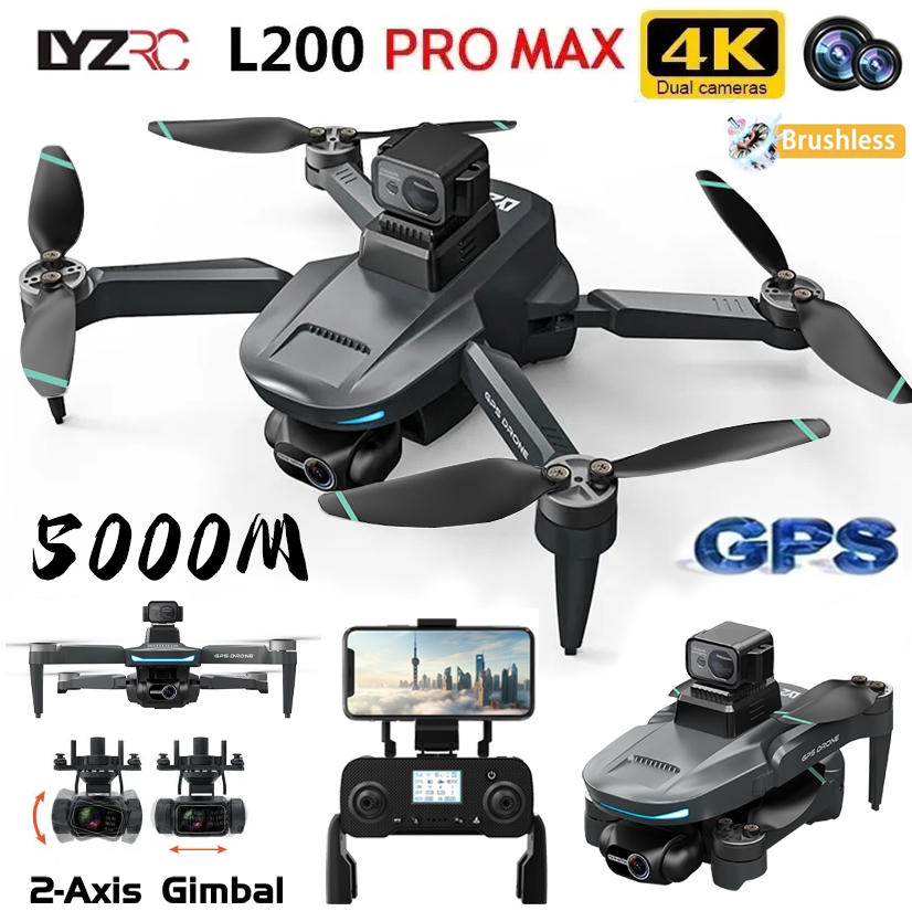 L200 Pro MAX GPS Drone 4K Prof - Drone Multispectral incelemesi ve fiyatı