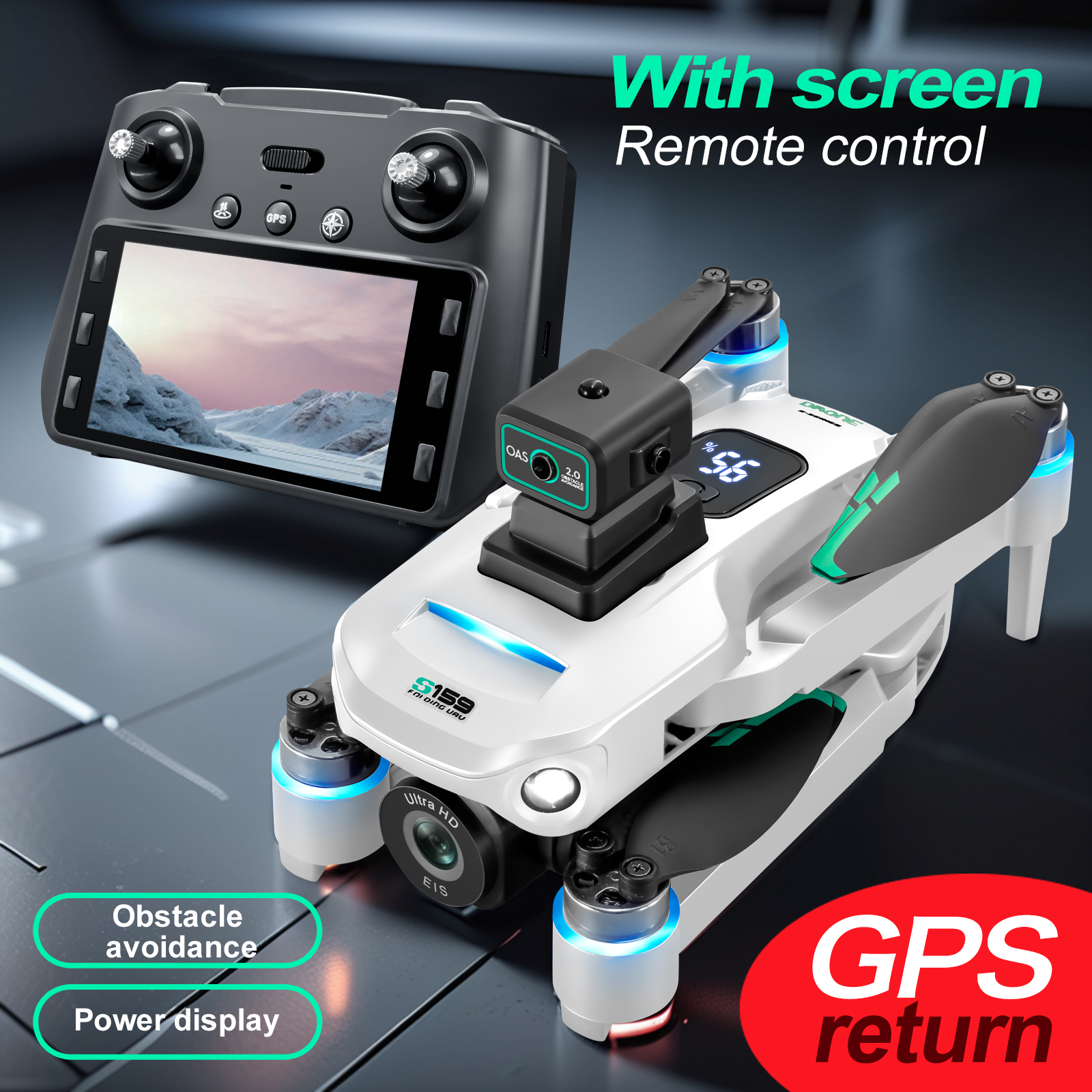 S159 GPS Drone 4K Profesional  - Drone Mapping incelemesi ve fiyatı