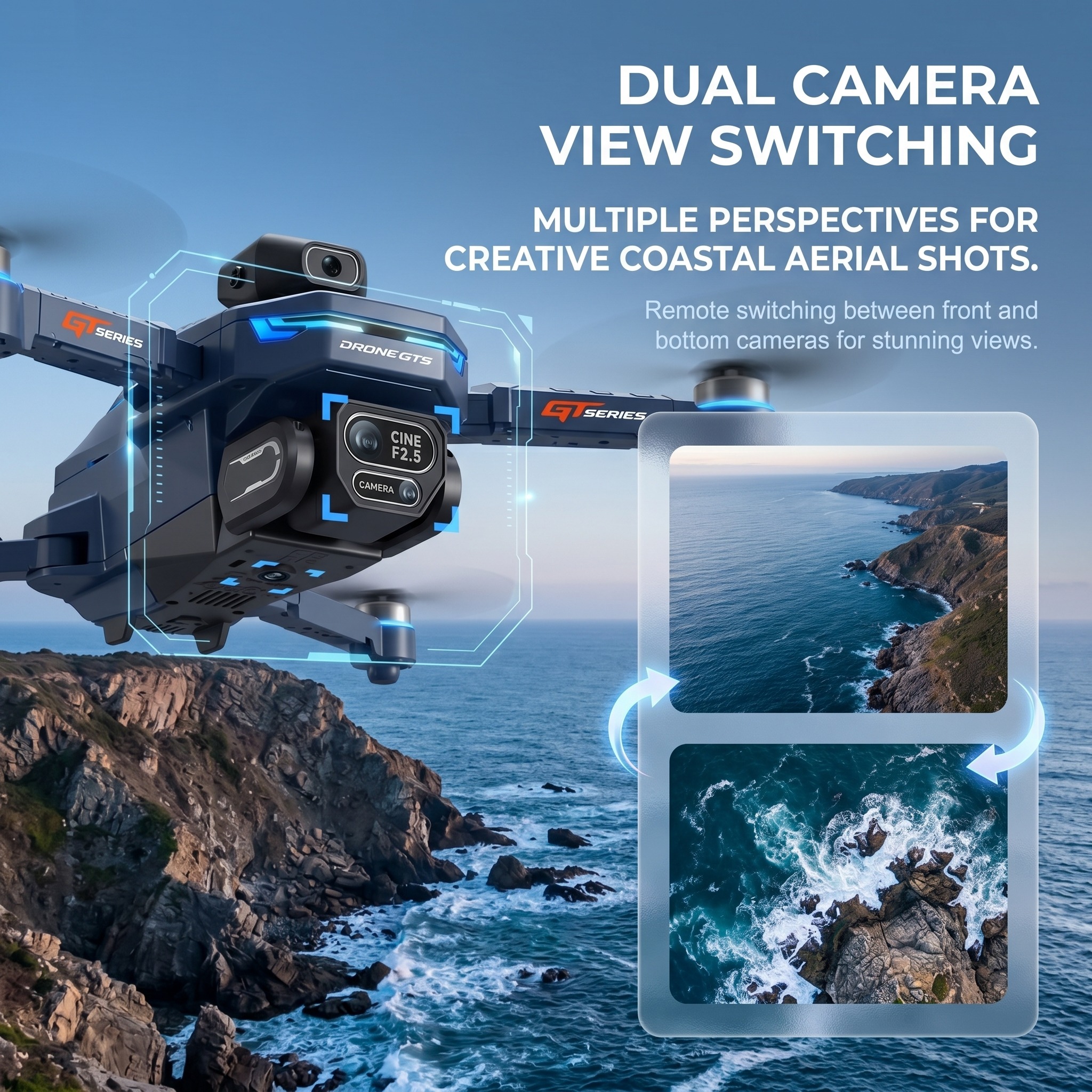 New Drone GT8 8K Professional  - Drone Multispectral incelemesi ve fiyatı